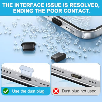 70 Pcs USB Anti Dust Cover Plugs, Silicone Port Protector Caps - size: For Male & Female Port Dust Cover Caps