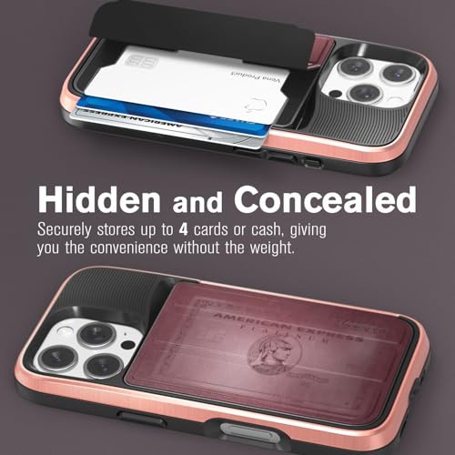VENA vCommuteX for iPhone 16 Pro Wallet Case, Red - color: MagSafe Compatible - Red, size: iPhone 16 Pro