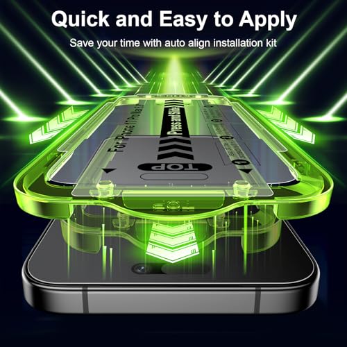 Esanik for iPhone 17 Pro Max Matte Privacy Glass Screen Protector