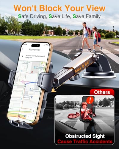 VANMASS 2026 Car Phone Holder【Military-Grade Strongest 90+LBS Suction】