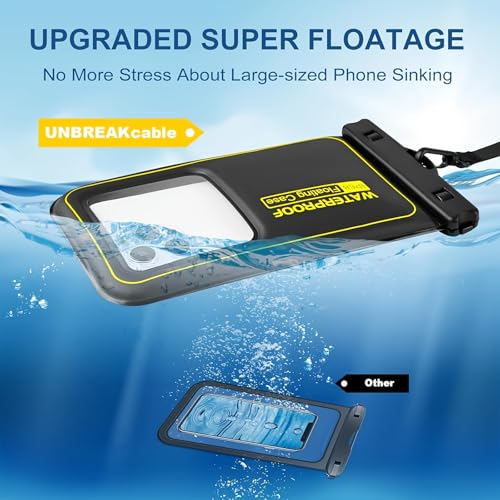 Waterproof Phone Pouch - 6 Colors Universal Touchscreen Waterproof Phone Bag for Swimming, Beach & Outdoor Use (Blue) - color: Blue