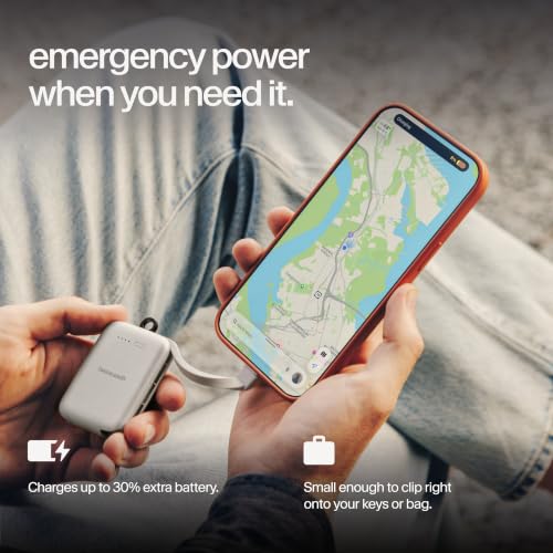 Twelve South PowerClip Mini Portable Power Bank 2000mAh Silver - color: Silver