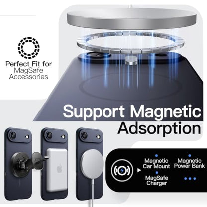 JETech Magnetic Slim Case for iPhone Air, Deep Blue - color: Deep Blue, size: iPhone Air