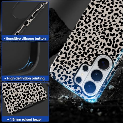 Case Compatible with Samsung Galaxy S26 Ultra, Hybrid 2-Layer Hard Shell Protection Case, Shockproof Protective Tough Phone Cover, Animal Leopard Print - color: Animal Leopard Print, size: Samsung Galaxy S26 Ultra