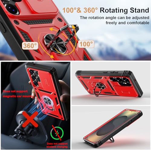 PASNEW Case for Samsung Galaxy S21 Ultra,6.8",Red - color: Red, size: Galaxy S21 Ultra (6.8 inch)