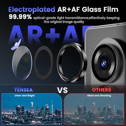 Tensea Camera Lens Protector Compatible for Samsung Galaxy Z Fold 7/8 Ultra - color: Black