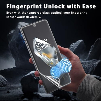 3 Pack for OnePlus 12 Screen Protector[No Glass] with installation frame - size: 6.82-inch