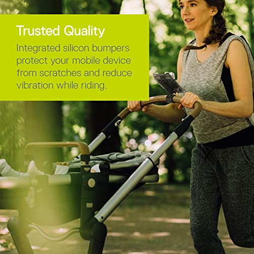 Bike Phone Mount by Delta Cycle - Bicycle Phone Holder Adjusts to Any Handlebar & Fits Any Phone or iPhone - Universal and Easily Accessible Bike Accessories for Adult Bikes