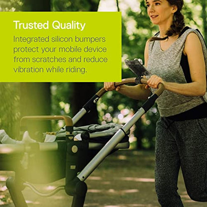 Bike Phone Mount by Delta Cycle - Bicycle Phone Holder Adjusts to Any Handlebar & Fits Any Phone or iPhone - Universal and Easily Accessible Bike Accessories for Adult Bikes