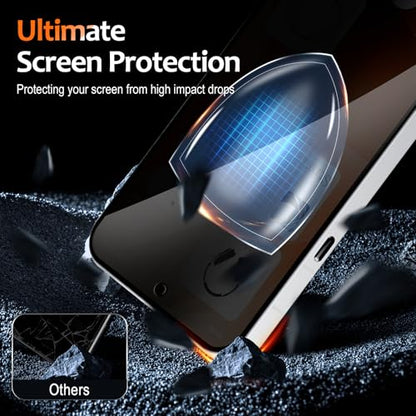 2 Pack Privacy Screen Protector for Nothing Phone (4a) Pro, Tempered Glass Film full Coverage Anti Scratch, Anti-Spy, 9H Hardness, Bubble Free for Nothing Phone 4a Pro Privacy Screen Protector - size: Nothing Phone (4a) Pro
