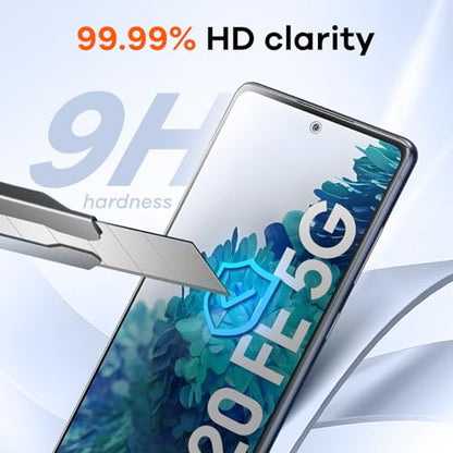 4+4 for Samsung Galaxy S20 FE 5G Screen Protector Camera Lens Protector - size: Galaxy S20 FE