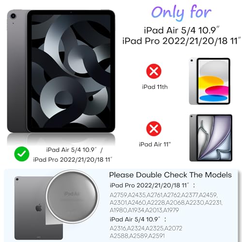 OMOTON PAPERSENSE Paper Screen Protector for iPad Air 5/4th & iPad Pro 11 - size: Pro 11'' (2022-2018), Air 10.9" (5th/4th)