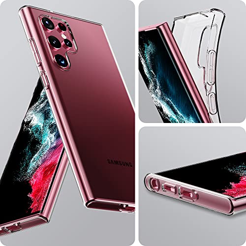 for Samsung Galaxy S22 Ultra Case, Ultra [Slim Thin] Flexible TPU Scratch Resistant Gel Rubber Soft Silicone Protective Clear Case Cover for Samsung Galaxy S22 Ultra(Clear) - size: S22 Ultra