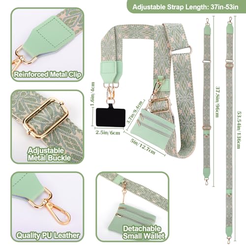 XANGNIER Clip and Go Strap for Phone with Wallet Crossbody,Multicolor 24 - color: Multicolor 24