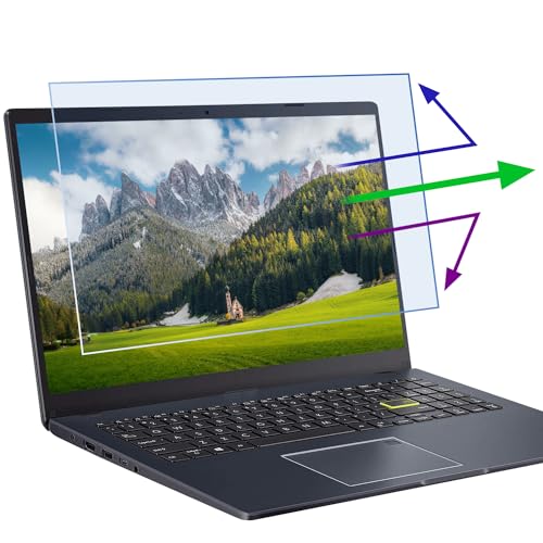 2 Pcs 17.3 Inch Anti Blue Light Screen Protector, Reduce Eye Strain Matte Anti Glare Computer Screen Cover, Blue Light Blocking Screen Protector for HP/Lenovo/Dell/ASUS/Acer/Samsung 17.3’’ with 16:9 - size: 17.3 inch