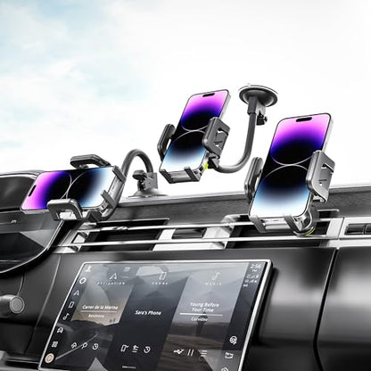 Bracketron TripGrip 2-in-1 Car Phone Holder Mount for Windshield and Vent - style: Window & Vent Mount
