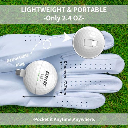 Mini Portable Charger USB C Power Bank 2000mAh Phone Charger Battery Pack Compatible with iPhone 17/17 Air/17 Pro/17 Pro Max/16/16 Plus/16 Pro/16 Pro Max/15 Series, Galaxy Series, Android etc - color: Golf Ball