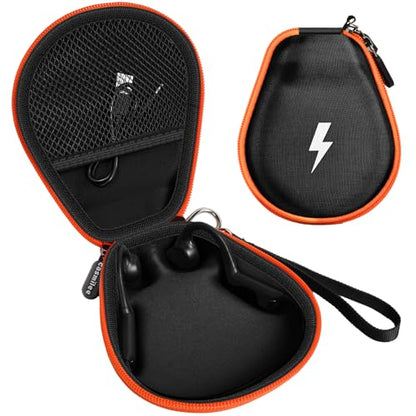 Headphones Case Compatible with SHOKZ OpenRun Pro 2/1/Mini, OpenRun Standard/Mini, OpenMove, OpenSwim Pro, OpenSwim, Open-Ear Bone Conduction Sport Headphones, Case Only - color: Black
