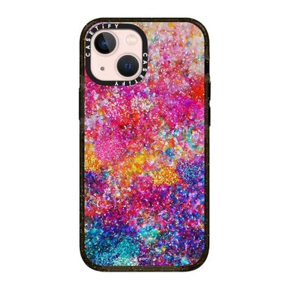 CASETiFY for iPhone 13 Mini Case - Impact | Slim Fit | 6.6 ft. Drop Protection | And We Danced Our Way Home by Ingrid Ching | Black - color: And We Danced Our Way Home, size: Iphone 13 Mini (5.4")