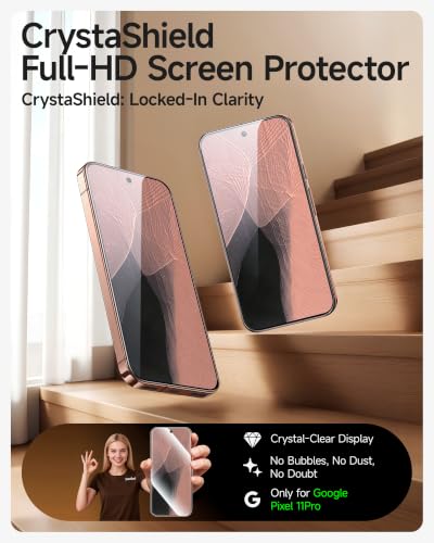 SMARTDEVIL 3 Pack Tempered Glass for Google Pixel 11 Pro Screen Protector - size: Pixel 11 Pro