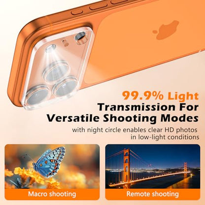 imluckies 3 Pack for iPhone 17 Max 6.9" Camera Lens Protector, HD Clear Tempered Glass Camera Accessories, 9H Hardness Anti-Scratch Screen Cover, Case Friendly[Not Affect Night Shots] - size: 17 Max-Clear