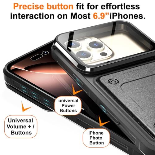 AICase Waterproof Phone Case,Universal Self-Check Function Underwater Pouch Dry Bag Beach Floating Shower Snorkeling for 16promax/16plus/15promax/15plus/14promax/14plus/13promax/12promax for 6.9" - size: iphone 6.9"