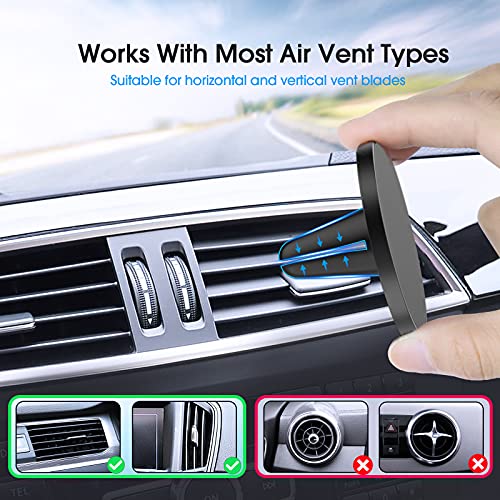 TechMatte MagGrip Car Vent Mount, Magnetic Air Vent Smartphone Holder