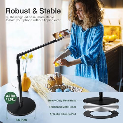 elitehood Magnetic Overhead Phone Stand Tripod for Video Recording - style: Magnetic Stand