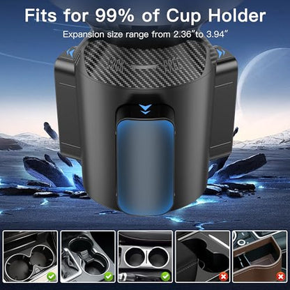 Cup Phone Mount for Car, Cup Phone Holder [2026 Upgraded] 20.5" Height Long Arm Phone Mount for Your Car/Truck/SUV Fit All 4.0-7.0in Smartphones iPhone, No Shake Design