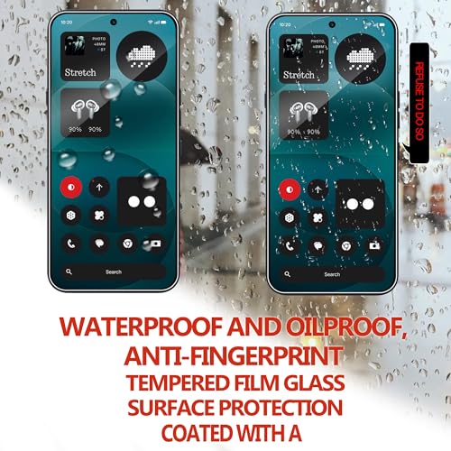 [2+2 Pack Tempered Glass Film For Nothing phone 4a pro Screen Protector 2-Pack with Camera Lens Protector 2-Pack