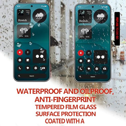 [2+2 Pack Tempered Glass Film For Nothing phone 4a pro Screen Protector 2-Pack with Camera Lens Protector 2-Pack