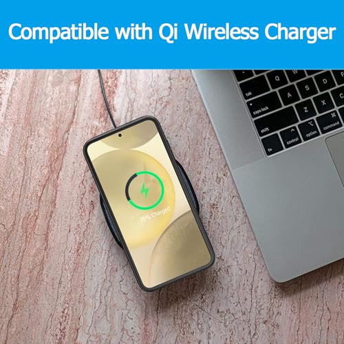 Battery Case for Galaxy S24, 10000mAh Portable Protective Wireless Charging Case Compatible with Galaxy S24 5G (6.2 inch) Rechargeable Extended Battery Pack Charger Cover with Carplay (Black) - size: Galaxy S24 -10000mAh