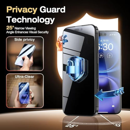2 Pack for Samsung Galaxy S26 Ultra Privacy Screen Protector [Like Original Fingerprint Unlock], Anti-Spy Private S26 Ultra Film [Not Glass], Case Friendly, Scratch-Resistant, Sensitive Touch - size: Samsung Galaxy S26 Ultra