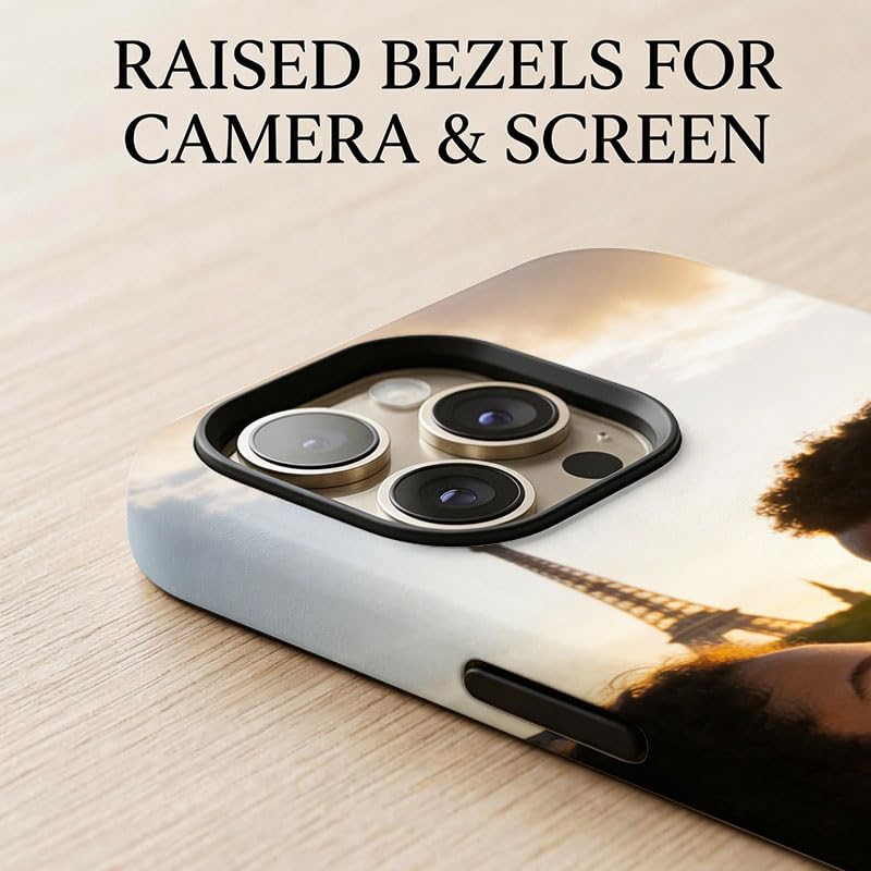 Custom Photo Phone Case Compatible with iPhone 11 Pro Max, Personalized Picture, Dual-Layer Hard Shell, Anti-Slip Drop Protection White