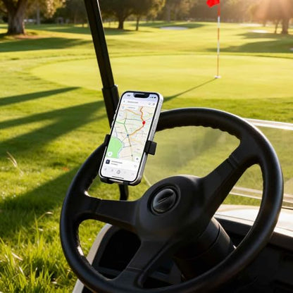 Stroller Phone Holder, Shopping Cart & Bike, 360° Rotating Cell Phone Mount