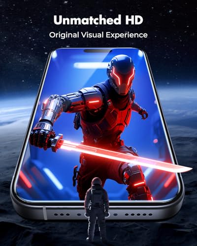 UNBREAKcable 2-Pack Screen Protector for iPhone 16 Tempered Glass - size: iPhone 16