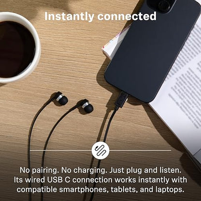 Sennheiser CX 80U in-Ear Headphones, USB C Connection, Sakura - color: sakura