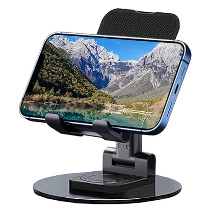 Meetuo Rotatable Cell Phone Stand for Desk, Phone Holder