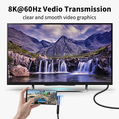 Poyiccot USB C Right Angle Adapter 40Gbps, 8K@60Hz, 100W, USB C 90 Degree Adapter, Right Angle Type C Male to Female Extender Thunderbolt 4 Connector for iPhone/PC/Galaxy S23, 2-Pack - style: usb c middle angle