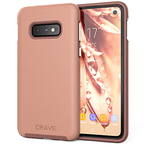 Crave Dual Guard for Samsung Galaxy S10e Case, Shockproof Protection Dual Layer Case for Samsung Galaxy S10e - Blush - color: Blush