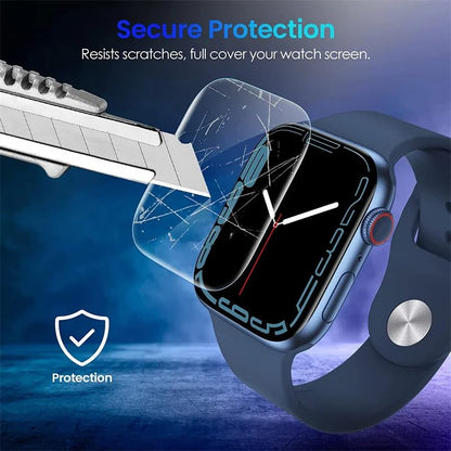 5Pcs Hydrogel Screen Protector for Apple Watch Series 11, 10/11, 10 Aluminum 46mm Smartwatch Soft HD Clear TPU Film Touch Sensitive, Self-Healing, Anti-Scratch, Ultra-Thin, Easy Installation