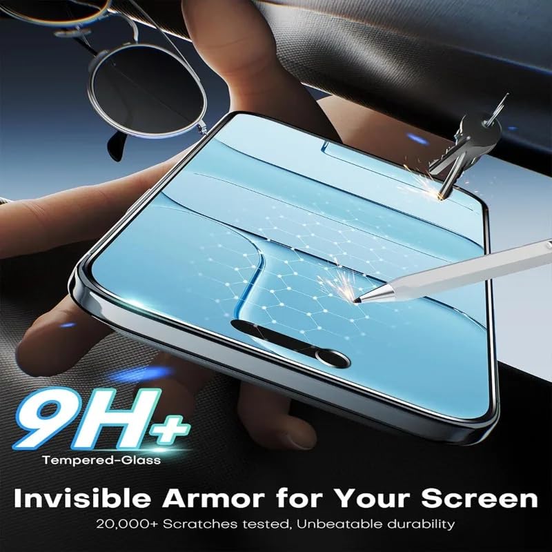 2Pieces Privacy Screen Protector, for iPhone 17 Pro Max Air 16 15 14 13 12 11 Pro Max 16e XR XS, Tempered Glass - color: For Iphone 15 Plus