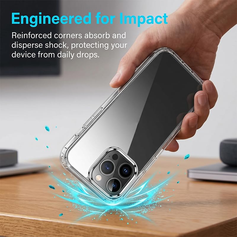 Transparent, TPU, Shock-Resistant Case, Various Models, for Phone Protection, 16
