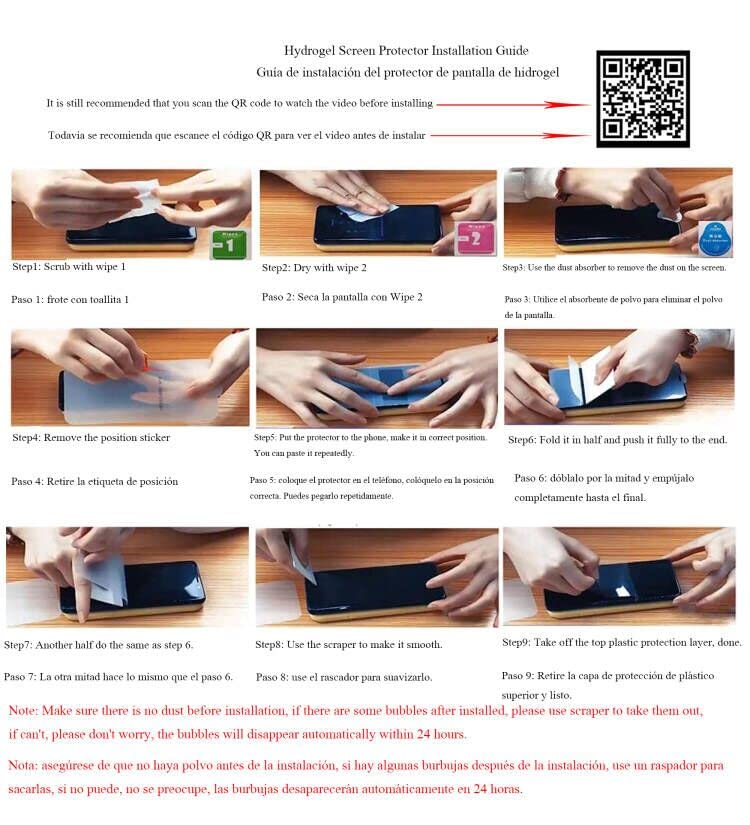Anti-fingerprint Matte Hydrogel Film for Samsung Galaxy S26 Ultra 5G 6.9" 2026 Flexible Screen Protector TPU Fingerprint Unlock Anti-Glare Anti-reflective Not Tempered glass - color: S26 Ultra 5G 6.9" 2026