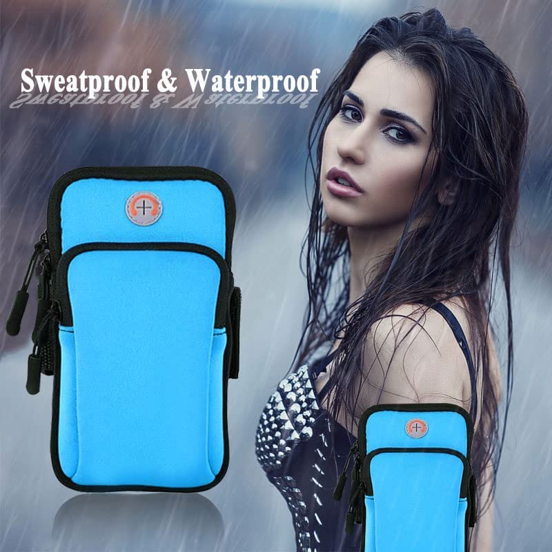 Phone Holder for Running Armband iPhone 17 16 16e 15 14 13 12 11 Pro Max Xs Xr X 8 Plus SE Mini,Galaxy Ultra S26 S25 S24 S23 S22 Note,Cell Phone Arm Bands Sleeve Workout Gym Jogging Men Women - color: 4-Blue