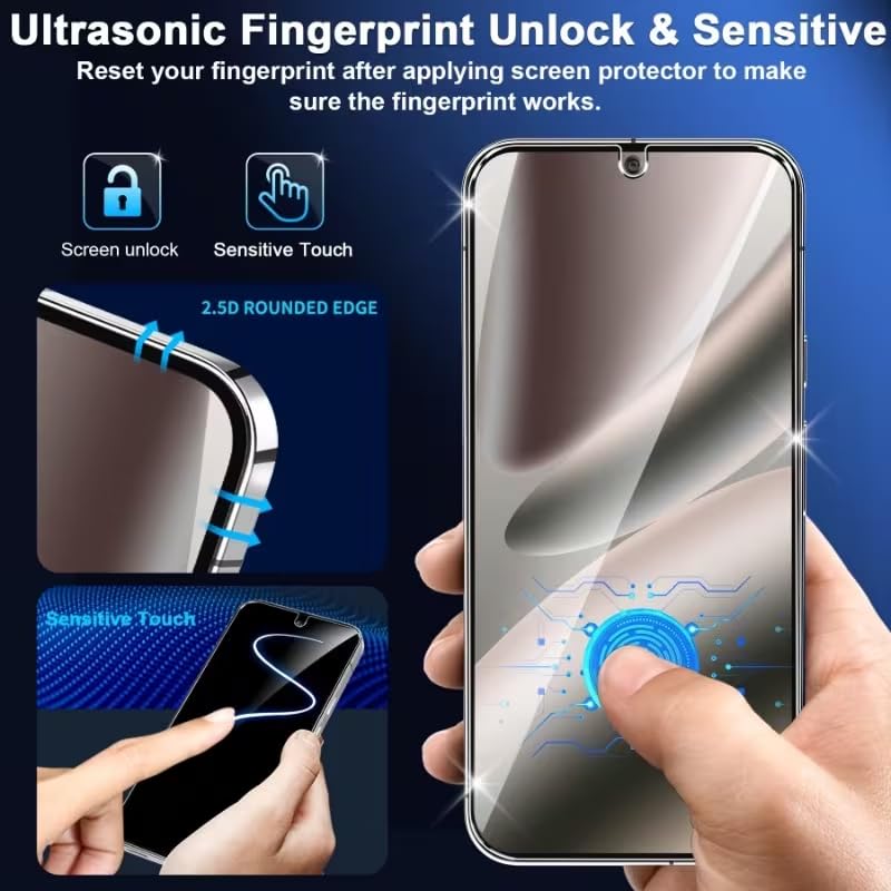 XDesign 3+3 Pack for Google Pixel 9 Pro Screen Protector 6.3 inch, 3 Pack Tempered Glass Screen Protector&3 Pack Camera Lens Protector - size: for Pixel 9 Pro Screen Protector