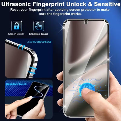 XDesign 3+3 Pack for Google Pixel 9 Pro Screen Protector 6.3 inch, 3 Pack Tempered Glass Screen Protector&3 Pack Camera Lens Protector - size: for Pixel 9 Pro Screen Protector