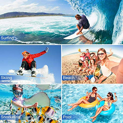 JOTO 2 Pack Floating Waterproof Phone Pouch Up to 7", IPX8 Floatable Underwater Phone Case Cellphone Dry Bag for iPhone 17/Air 16 15 14 13 12 11 Pro Max Xs Max XR X 8 7 Plus SE/Galaxy S24 S23 -Navy - color: Navy