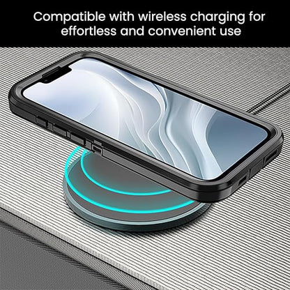 MXX for iPhone 16e & iPhone 17e Case, Heavy Duty [Compatible with MagSafe] 3-Layer Rugged Protective Cover, Shockproof Dustproof Drop Resistant Full Body Phone Case – Black - color: Black