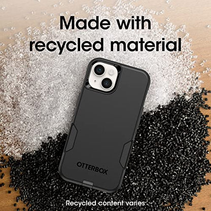OtterBox iPhone 14 & iPhone 13 Commuter Series Case - BLACK , slim & tough, pocket-friendly, with port protection | Slim - color: Black